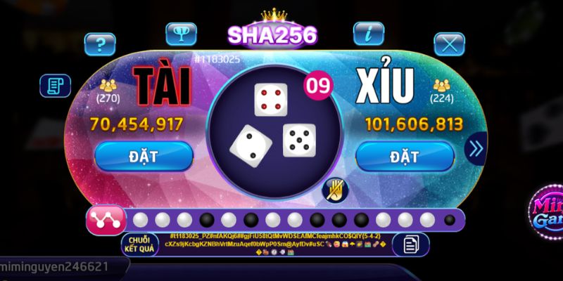 Khám phá Tài Xỉu MD5 V9Bet minh bạch và an toàn 1 tai xiu md5